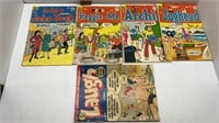 5-ARCHIE COMIC BOOKS (GREAT ADS IN BOOKS)
