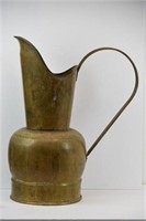 Large Brass Pitcher Made in Holland