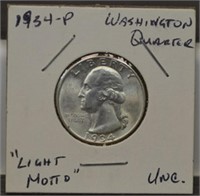 1934 P Washington Silver Quarter