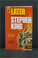 Stephen King Paperback Novel "Later"