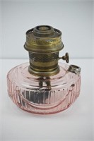 Pink Depression Aladdin Oil Lamp Base