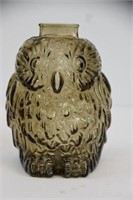 Wise Ole Owl Glass Bank