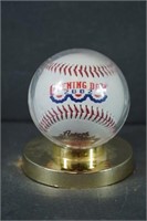 2002 Astros Opening Day Baseball w/ Case
