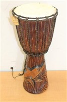 Carved Wooden Drum