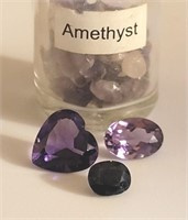 Amethyst Gemstones-3.5ct Heart +