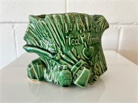 RARE MCCOY POTTERY TREE STUMP TED ANNIE