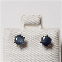 Silver Sapphire(0.36ct) Earrings