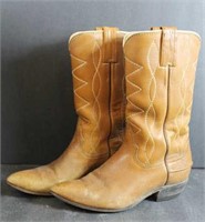 Justin Leather Ladies Work Boots, Sz. 6