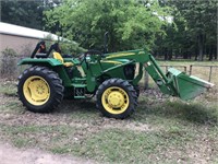 John Deere 5045E Diesel Tractor w/JD 553 Loader