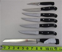 7 Various JA Henckels Knives