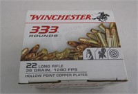 333 Rounds of .22LR Hollow Point Ammo NO SHIPPING