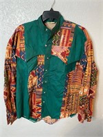 Vintage 90s Western Shirt