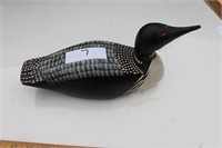 Hand Painted Wooden Loon