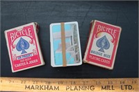 3 Decks Vintage Playing Cards
