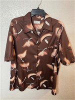 Vintage Don Loper Beverly Hills Polyester Shirt