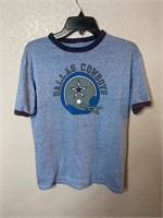 Vintage Dallas Cowboys Helmet Ringer Shirt