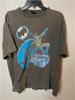 Vintage Batman Distressed Shirt Changes