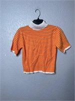 Vintage Striped Turtleneck Knit Shirt
