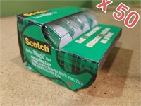 Lot of 50+ SCOTCH Ruban Magic Tape,( 57 Packs of 4