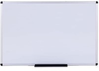 VIZ-PRO Magnetic Whiteboard/Dry Erase Board, 48" X