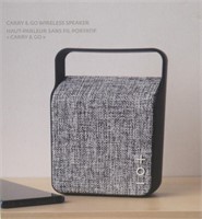 Carry & Go Wireless Speaker (07A19) Black/Grey