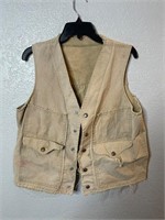 Vintage Filson Khaki Utility Vest