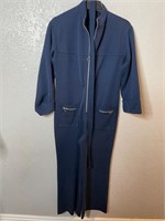 Vintage 70’s Navy Blue Jumpsuit
