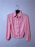 Vintage Pink Blouse