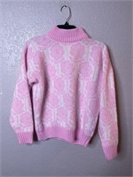 Vintage Spunky Floral Knit Sweater