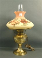 Fenton Rose Decor Burmese Brass Lamp