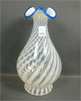 Fenton 1939 Blue Ridge Spiral Opalescent Vase