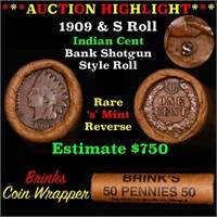 ***Auction Highlight*** Indian cent 1c orig Brinks