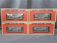 4 NIB Lionel O Gauge Copper Basin Ore Cars