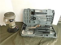 Coleman Propane Heater and Grill Utensils