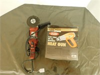 Angle Grinder and Heat Gun