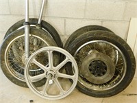 Various Motorcycle Rims and More