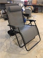 Courtyard Zero Gravity Lawn Chair (Grey XL)