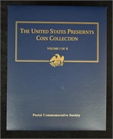 Vol 1 of 2 US Presidential Coin & Stamp Collection