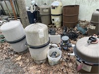 Lot: Parts only - Pool Filters & Heater Assorted