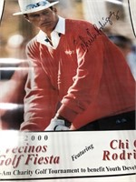 Chi Chi Rodriguez Signed Poster