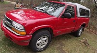 2000 S-10 CHEVY 4WD PICK UP TRUCK