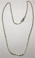 14KT YELLOW GOLD 9.30 GRS 20 INCH ROPE CHAIN