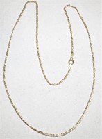 14KT YELLOW GOLD 1.00 GRS 20 INCH CHAIN