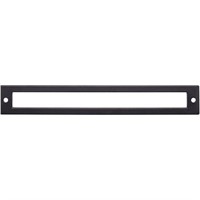6 - Top Knobs 7-9/16 in. Backplate, Flat Black