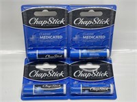 *4PC LOT*CHAPSTICK PROTECT & MOISTURE