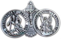 ST. CHRISTOPHER-GUARDIAN ANGEL AUTO VISOR CLIP