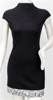 Emilio Pucci Wool-Blend Black Dress