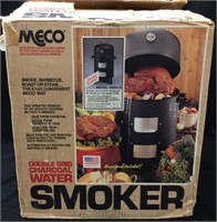 MECO DOUBLE GRID CHARCOAL WATER SMOKER