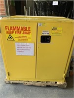 Yellow Fire Safety Cabinet #1