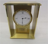 Tiffany & Co Brass Quartz Clock